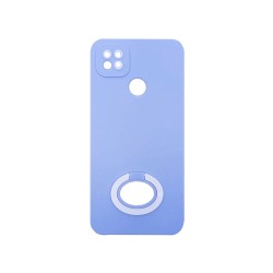 Silicone Case with Support Ring for Xiaomi Redmi 10a Sky Blue Silicone Case with Support Ring for Xiaomi Redmi 10a Sky Blue